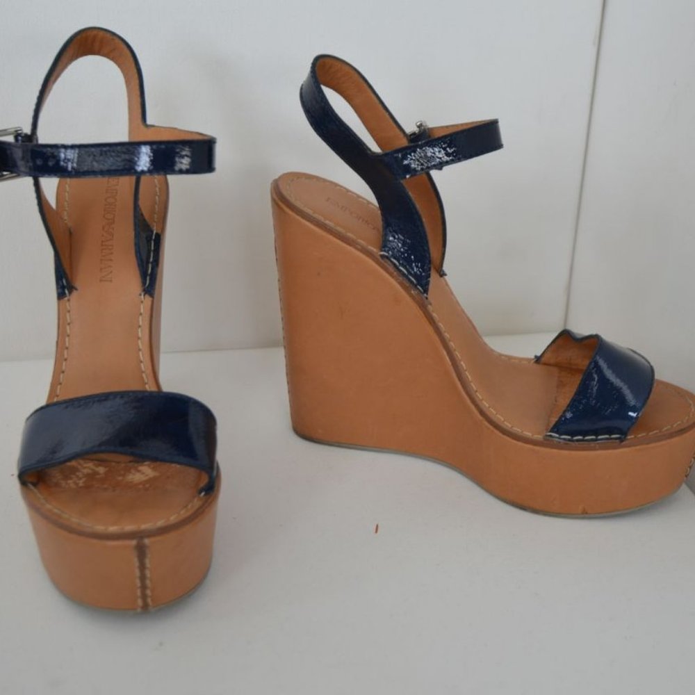 emporio armani wedges